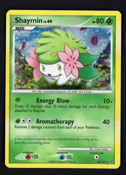 Shaymin MP 38/127 🌀 SWIRL - Holo Deck Exclusive Platinum 🏝 Pokemon 2009 - Image 1