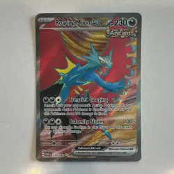 Pokemon TCG Roaring Moon ex 229/182 Paradox Rift Ultra Rare Full Art Holo EN - Image 1