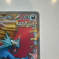 Pokemon TCG Roaring Moon ex 229/182 Paradox Rift Ultra Rare Full Art Holo EN - Image 4