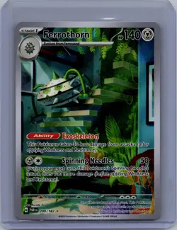 Ferrothorn 209/182 Illustration Rare Paradox Rift Pokemon Near Mint - Image 1
