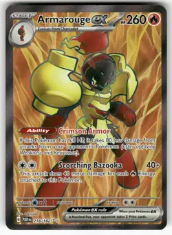 Armarouge ex 218/182 Ultra Rare Paradox Rift Pokemon Near Mint - Image 1
