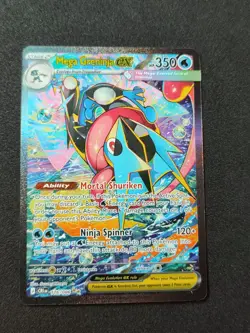 Pokemon Mega Greninja EX 116/086 SIR Full Art Special Illustration Rare NM/Mint - Image 1