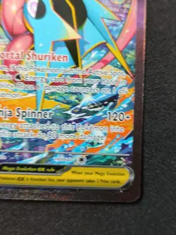 Pokemon Mega Greninja EX 116/086 SIR Full Art Special Illustration Rare NM/Mint - Image 3