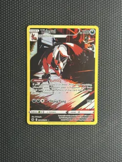 Thievul GG17/GG70 Holo Crown Zenith Galarian Gallery Pokemon NM - Image 1