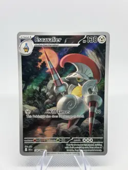 2025 POKEMON BLACK BOLT ESCAVALIER 138/086 ILLUSTRATION RARE - Image 1