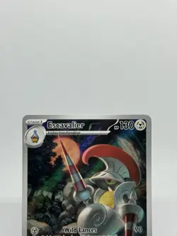 2025 POKEMON BLACK BOLT ESCAVALIER 138/086 ILLUSTRATION RARE - Image 3