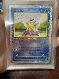 Pokemon TCG 2002 Squirtle #95 Rev Holo Legendary Collection PSA 6 EX-MT - Image 3