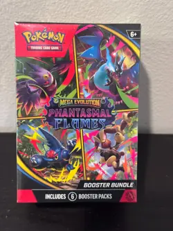 Pokemon TCG: Mega Evolution—Phantasmal Flames Booster Bundle - SEALED - Image 1