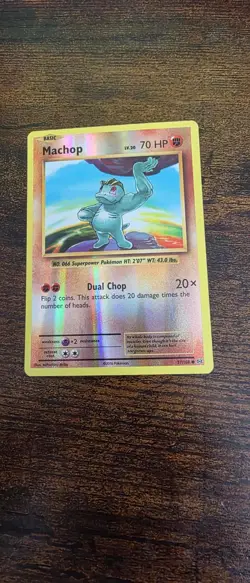 Machop 57/108 Common Evolutions Pokemon Reverse Holo Near Mint - Image 1