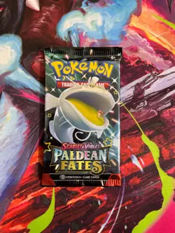 (VERY HEAVY)🔥22.26g Paldean Fates Pokemon TCG Sealed Booster Pack Brand New ✅ - Image 3