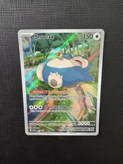 Pokemon Snorlax 51/ SV Black Star Promo Illustration Rare - Image 2