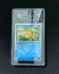 2025 Pokemon TCG ENG Mega Evolutions MEP EN 007 Promo Psyduck Holo LCC 10 DY97 - Image 1