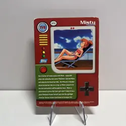 1999 Pokemon TV Animation Series 1 Misty #TV3 Blue Logo - Image 2