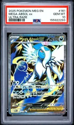 Pokemon Mega Evolution - Mega Absol ex 161/132 - Ultra Rare #161 - PSA 10 - Image 3