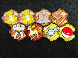 Pokemon TCG Chinese 151 Fridge Magnet Sandshrew Rapidash Magnemite Lot*8 VP45 - Image 1