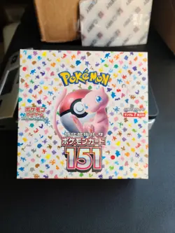 Pokemon 151 Japanese Booster Box Factory Sealed US seller With Shrink - Image 1