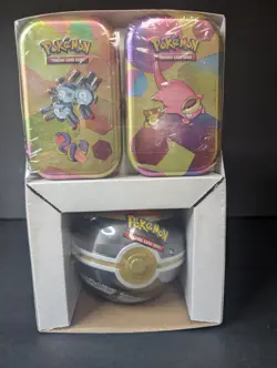 Pokemon Paldean Fates Tin Pokeball 3-Pack - Sam’s Club Pokeball - New Sealed - Image 1