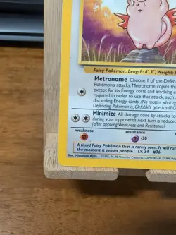 Clefable 17/64 -Jungle - Rare Non Holo - 1999 Pokemon LP - Image 3