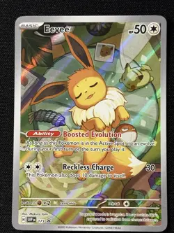 Pokemon Eevee TCG 173 Holo Promo Prismatic Evolutions NM/Mint Condition - Image 1