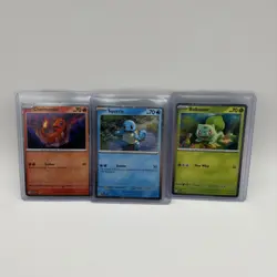 Pokemon Scarlet & Violet 151: Poster Collection Black Star Promo Starters Set - Image 1
