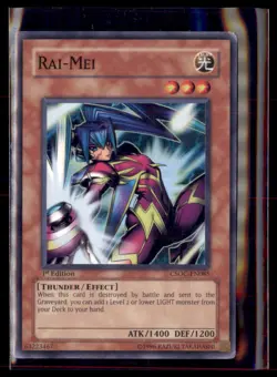 Yu-Gi-Oh Rai-Mei Crossroads of Chaos CSOC-EN085 1st Edition Holo - Image 1