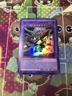 Yu-Gi-Oh! Gate Guardian of Thunder And Wind MAZE-EN004 Super Rare 1st Ed NM/M - Image 1