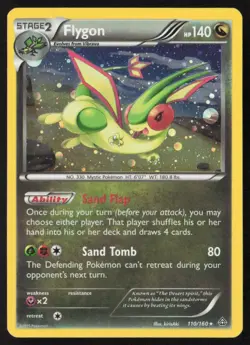 2015 Pokemon XY - Primal Clash Holo Flygon #110/160 ES6 - Image 1