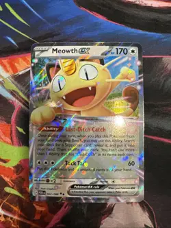 2026 Pokemon Meowth ex 062/088 ME03 Perfect Order Nm - Image 1