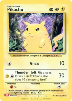 Pikachu #8 Pokemon TCG Classic: Charizard Deck - NM - Image 1