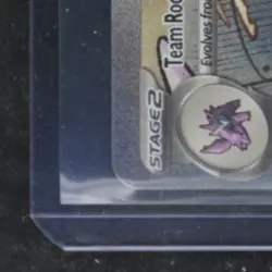 2025 POKEMON DRI EN #233/182 TEAM ROCKET'S NIDOKING EX SPECIAL ILLUSTRATION RARE - Image 4