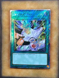 Yugioh Destiny Draw RA03-EN173 Platinum Secret Rare 1st Ed NM - Image 1