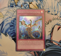 Yugioh Infinite Impermanence Super Rare 1st Edition RA01-EN075 SDCS-EN036 - Image 1