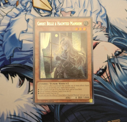 Yugioh Ghost Belle & Haunted Mansion DUDE-EN004 Ultra Rare 1st Edition Alt Art - Image 1