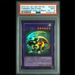 2012 Yu-Gi-Oh! Chimera the Flying Mythical Beast Legendary Collection 3 PSA 9 - Image 1
