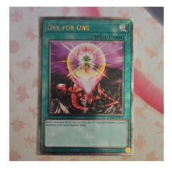 Konami Yu-Gi-Oh! One for One RA03-EN056 Quarter Century Secret Rare 1st Holo - Image 1