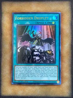 Yugioh Forbidden Droplet BLMM-EN171 Ultra Rare 1st Ed NM - Image 1