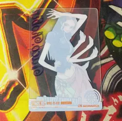 PREORDER Nico Robin Japanese One Piece Morinaga Wafer Clear Card Bandai - Image 2