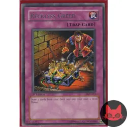 Yugioh Reckless Greed PGD-051 Rare LP - Image 1