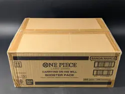One PIece OP-13 Carrying On His Will English Booster 12-Box Case Sealed - Image 1