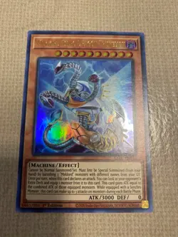 Yu-Gi-Oh! meklord astro dragon triskelion mint ultra rare 1st ed LED7-EN016 - Image 1