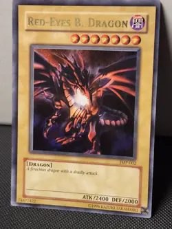 Yugioh Promo Red-Eyes Black Dragon Ultra Rare Holo JMP-002 NM never used 20B - Image 1