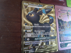 5 gold dragonite Umbreon promo Holo Full Art Pokemon Card ex gx vmax v Chinese - Image 4