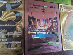 5 gold dragonite Umbreon promo Holo Full Art Pokemon Card ex gx vmax v Chinese - Image 5