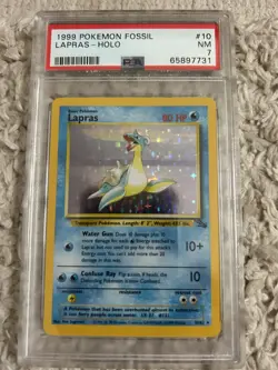 1999 Pokemon PSA Graded Cards (Revised Added Extra Lapras PSA7) - Image 2
