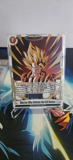 Warrior Who Defeats the Evil Demon FB09-096 SR Dragon Ball Dual Evolution Card - Image 1