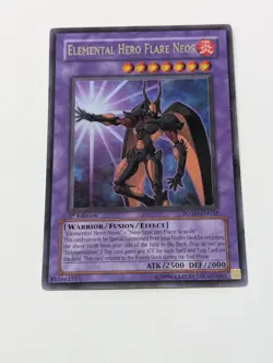 YuGiOh! Elemental Hero Flare Neos POTD-EN032 1st Edition LP Ultra Rare - Image 1