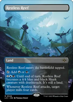 Restless Reef (Borderless) [The Lost Caverns of Ixalan] Magic MTG - Image 1