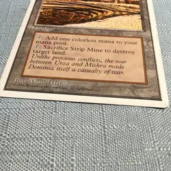 MTG 4th Edition Strip Mine LP - Image 3