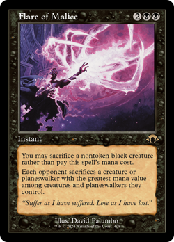 Flare of Malice (Retro) [Modern Horizons 3] Magic MTG - Image 1