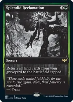 Splendid Reclamation NM #488 Innistrad: Double Feature MTG - Image 1